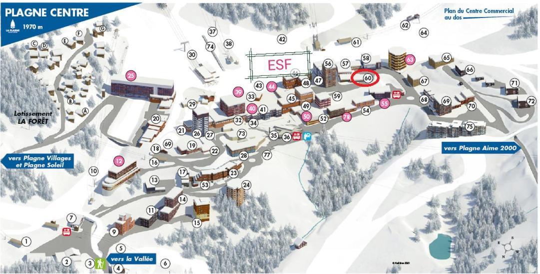 Appartement 6/7 Personnes Pied Des Pistes A Plagne Centre La Plagne Exterior photo